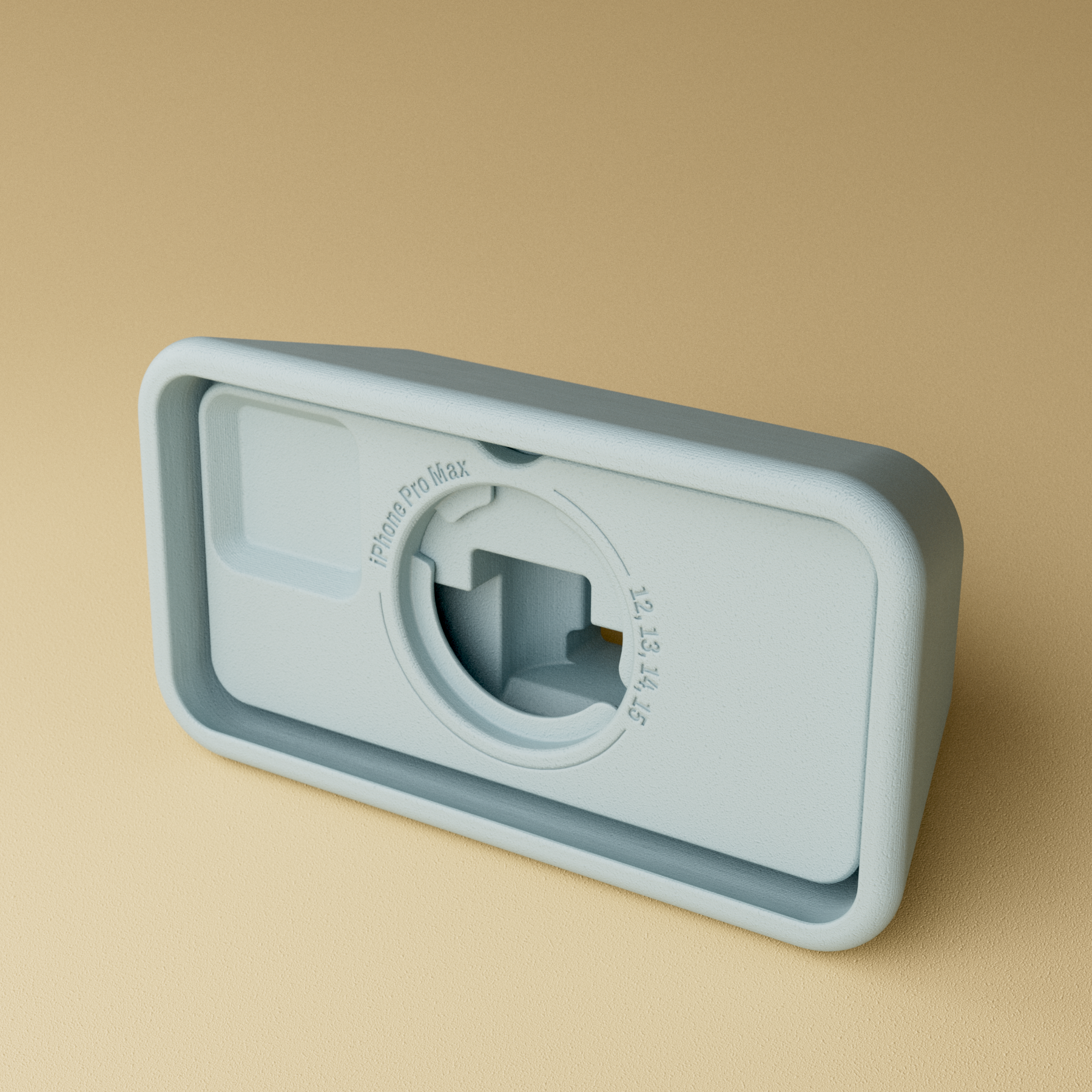 GODNAT Apple charging house i farven iPhone Pro Max 12. 13. 14 & 15 kategori Accessories